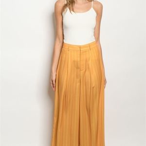 Yellow- Stripped pants​​​